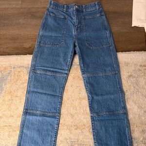 Madewell The ’90s Straight Jeans – Blue Wash – Size 25